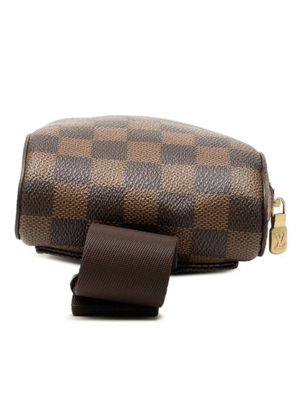 Louis Vuitton Damier Geronimos Shoulder Bag Brown
